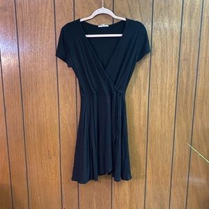 Black Vneck Cocktail Dress Size S